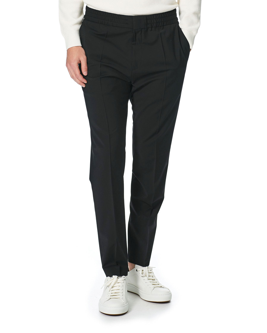 Herre | | HUGO | Howard Drawstring Trousers Black