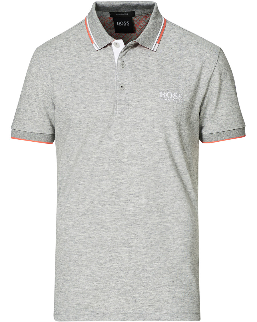 Herre | Pikéer | BOSS GREEN | BOSS Athleisure Paddy Pro Polo Medium Grey