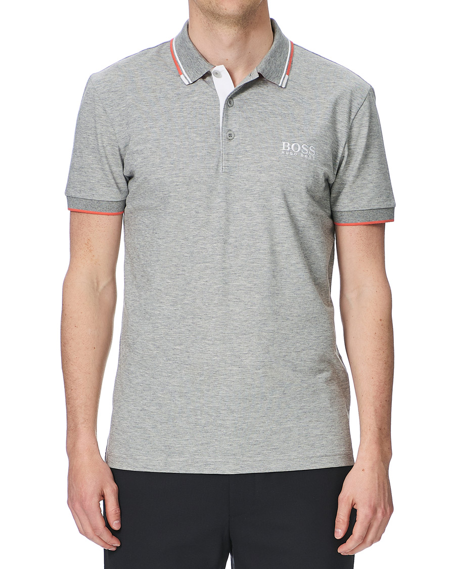 Herre | Pikéer | BOSS GREEN | BOSS Athleisure Paddy Pro Polo Medium Grey