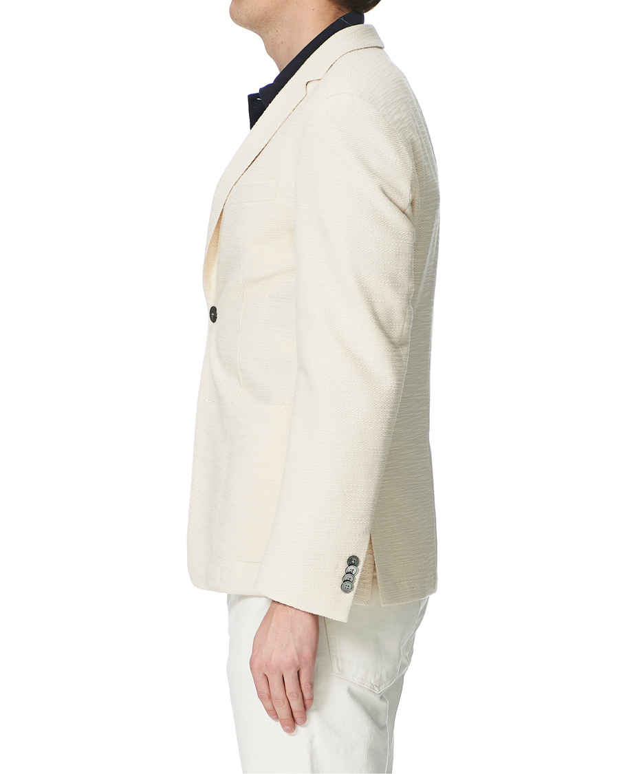 Herre | Dressjakker | BOSS BLACK | BOSS Nolvay Patch Pocket Jersey Blazer Open White