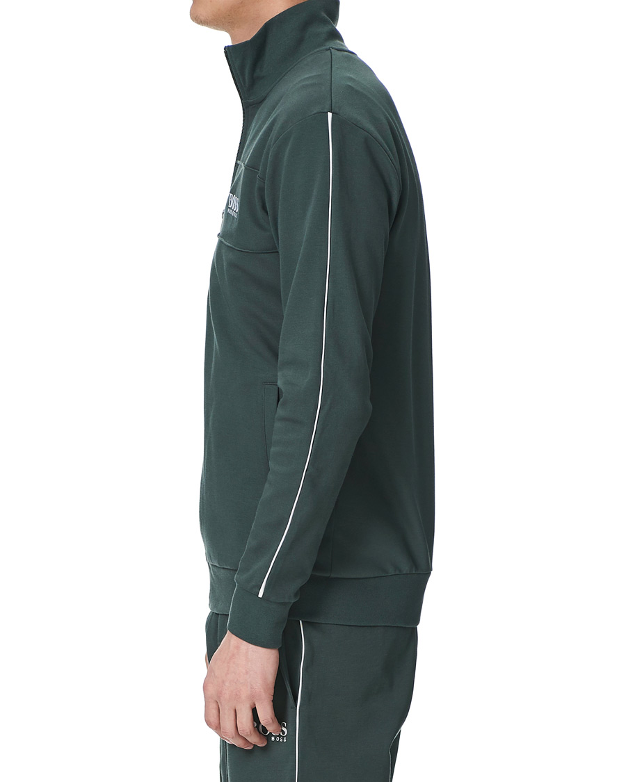 Herre | Gensere | BOSS BLACK | BOSS Tracksuit Full-Zip Jacket Dark Green