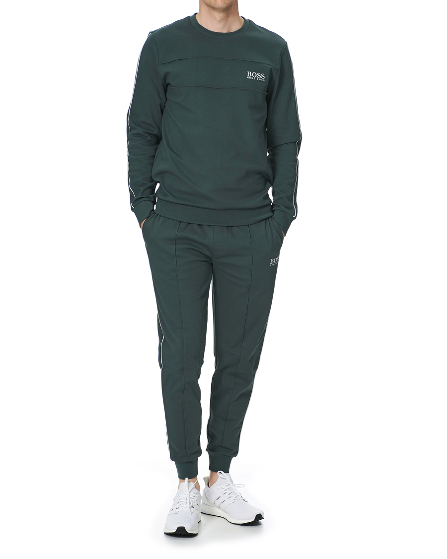 Herre | Gensere | BOSS BLACK | BOSS Tracksuit Sweatshirt Dark Green