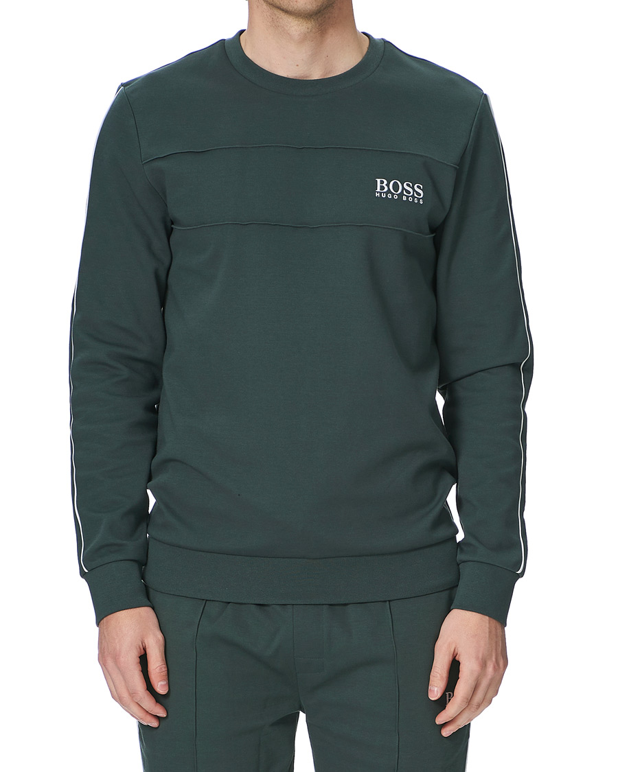 Herre | Gensere | BOSS BLACK | BOSS Tracksuit Sweatshirt Dark Green