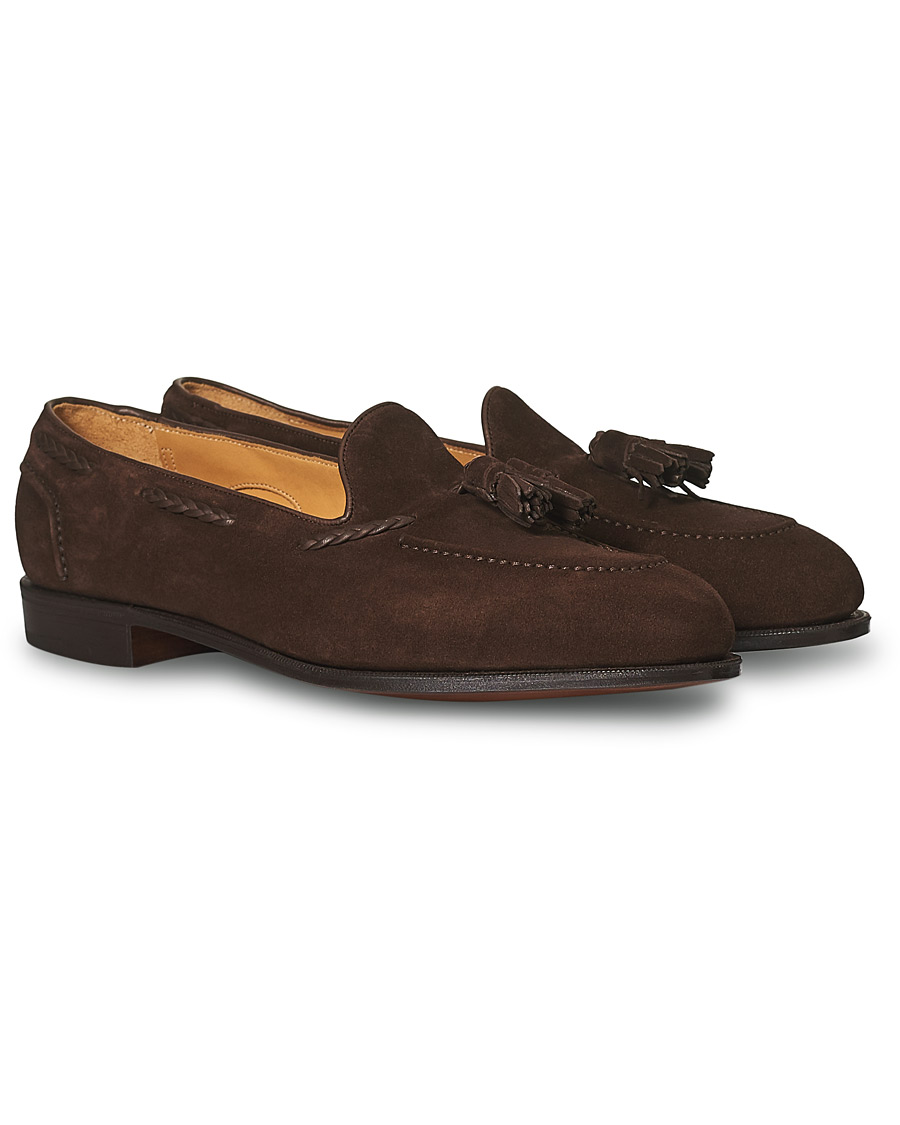Herre | Edward Green Belgravia Tassel Loafer Mink Suede | Edward Green | Belgravia Tassel Loafer Mink Suede