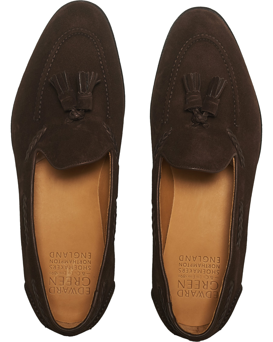 Herre | Edward Green Belgravia Tassel Loafer Mink Suede | Edward Green | Belgravia Tassel Loafer Mink Suede