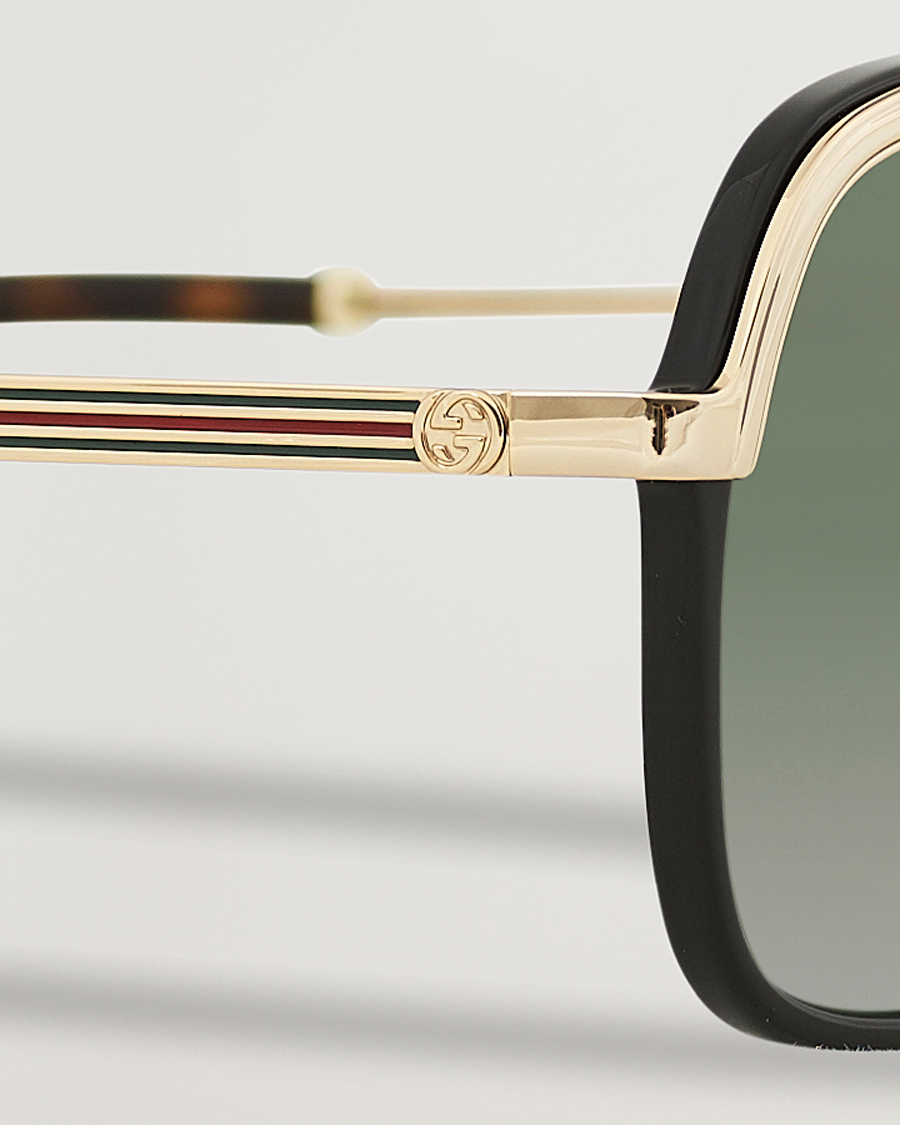 Herre | Solbriller | Gucci | GG0200S Sunglasses Black/Gold