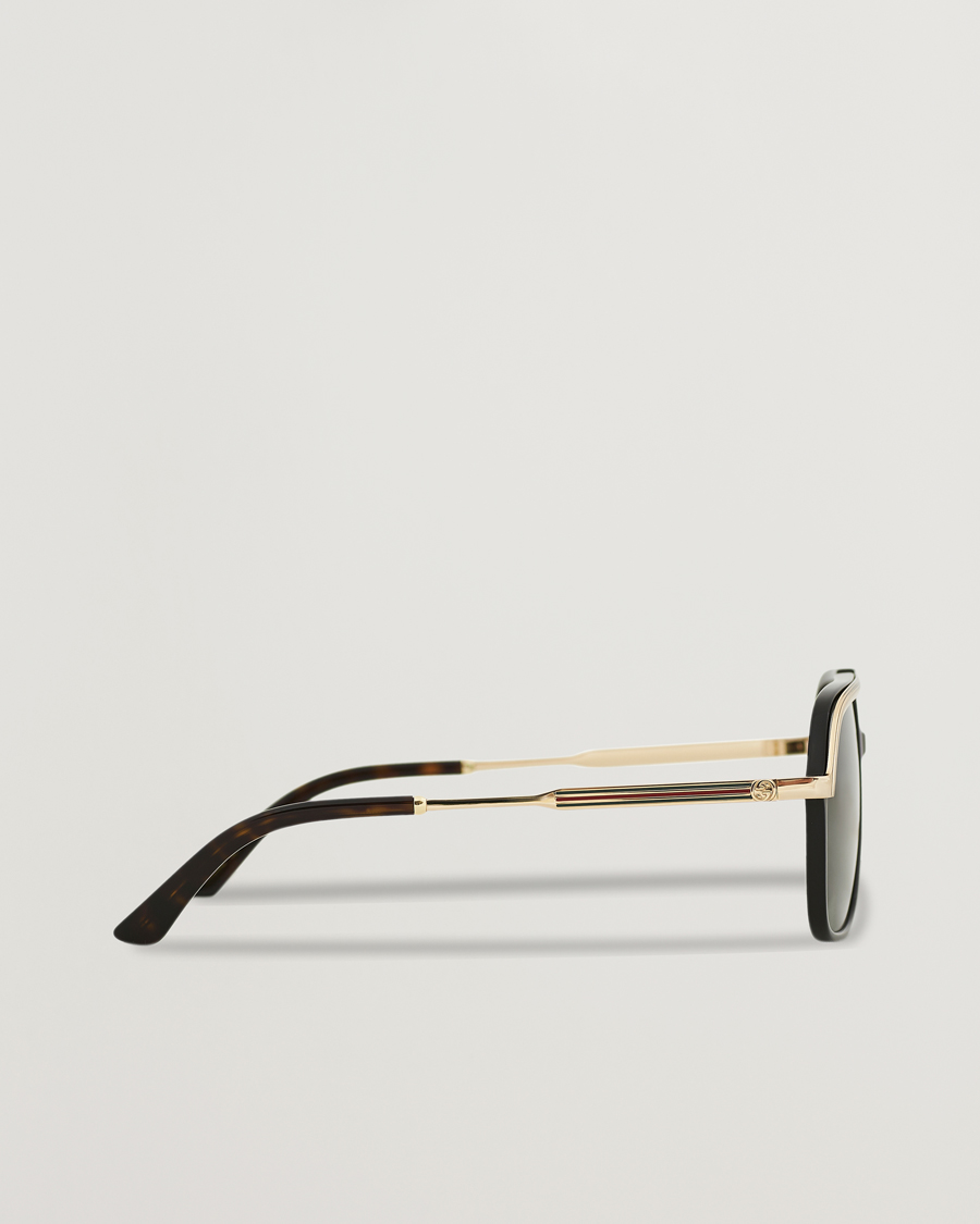 Herre | Solbriller | Gucci | GG0200S Sunglasses Black/Gold