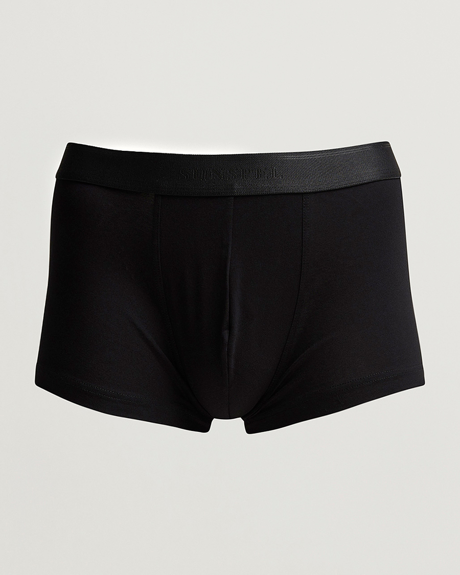 Herre | Undertøy | Sunspel | Cotton Stretch Trunk Black