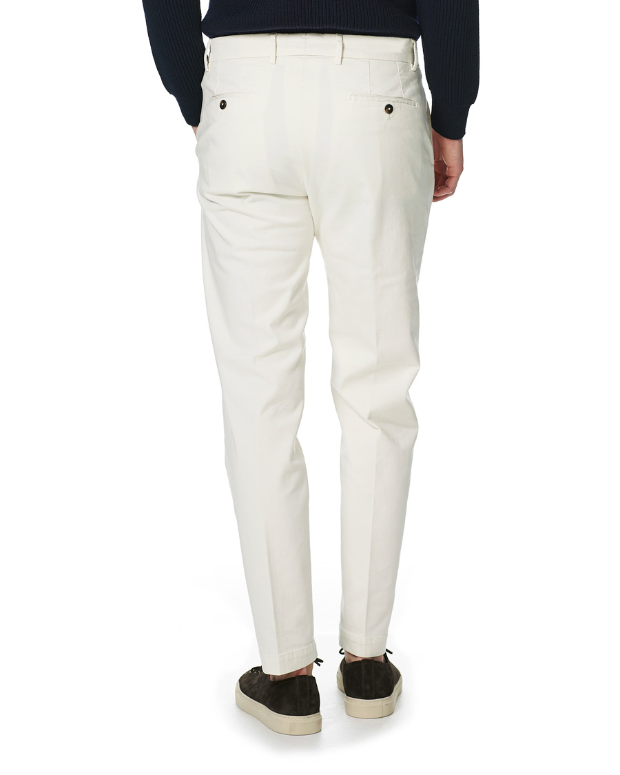 Herre | Bukser | Briglia 1949 | Soho Easy Fit Cotton Trousers Cream