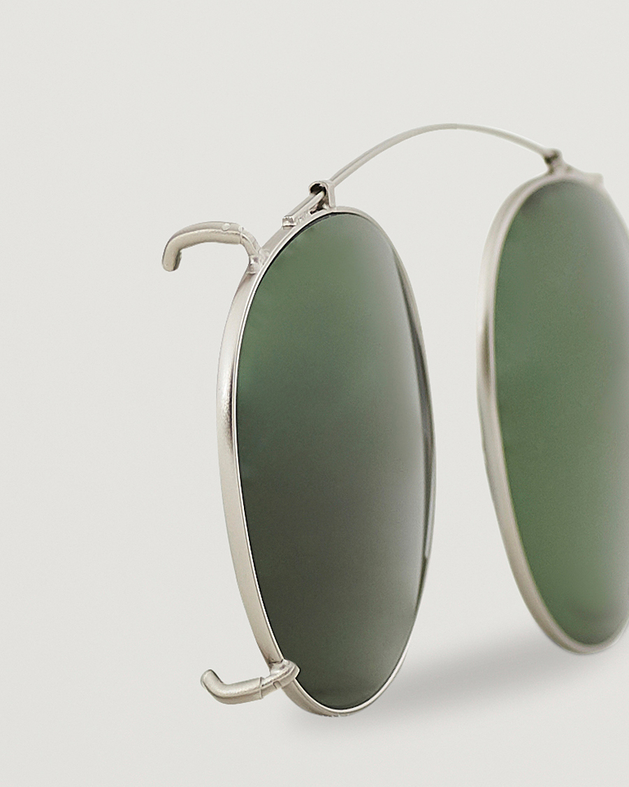 Herre | Solbriller | TBD Eyewear | Clip-ons Silver/Bottle Green