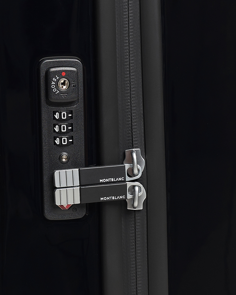 Herre | Montblanc Light Cabin Compact Trolley Black | Montblanc | Light Cabin Compact Trolley Black
