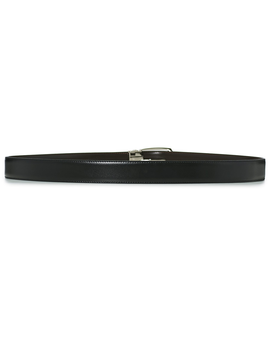 Herre | Belter | Montblanc | Oblong Horseshoe Buckle 30mm Belt Black