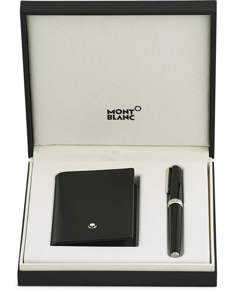 Herre | Montblanc PIX Rollerball Pen + MST Card Holder Black | Montblanc | PIX Rollerball Pen + MST Card Holder Black