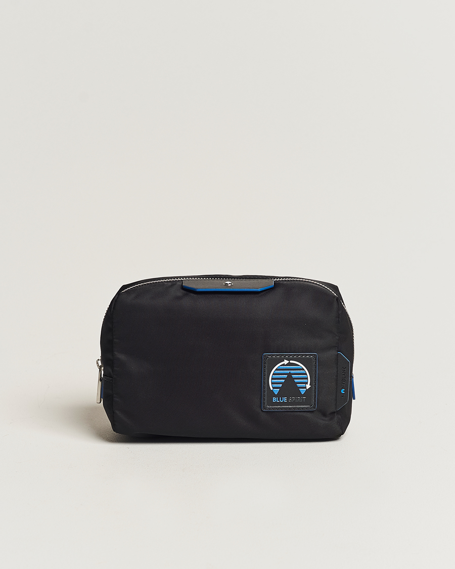 Herre | | Montblanc | Blue Spirit Case Medium Wash Bag Black/Blue