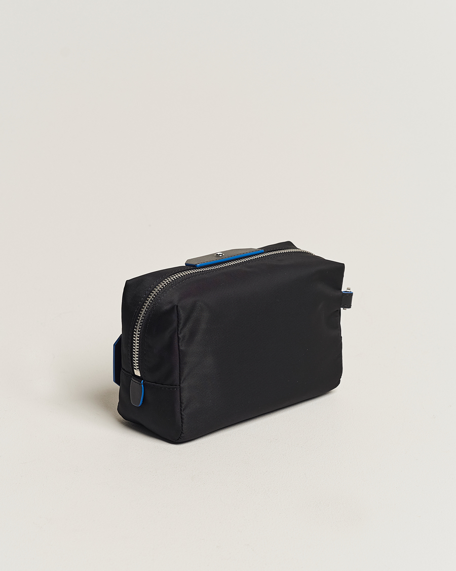 Herre | Toalettmapper | Montblanc | Blue Spirit Case Medium Wash Bag Black/Blue