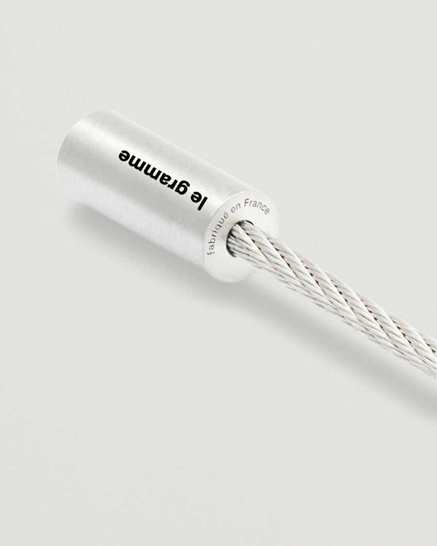 Herre | LE GRAMME Double Cable Bracelet Sterling Silver 9g | LE GRAMME | Double Cable Bracelet Sterling Silver 9g