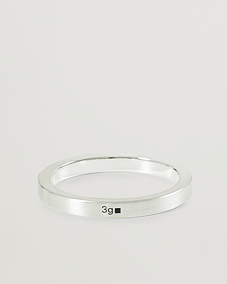 Herre |  | LE GRAMME | Ribbon Brushed Ring Sterling Silver 3g