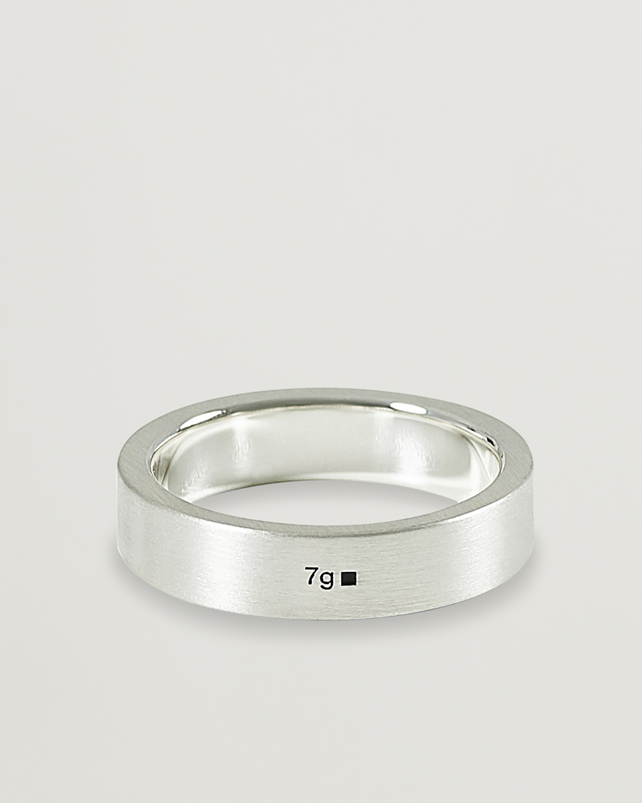 Herre | LE GRAMME | LE GRAMME | Ribbon Brushed Ring Sterling Silver 7g
