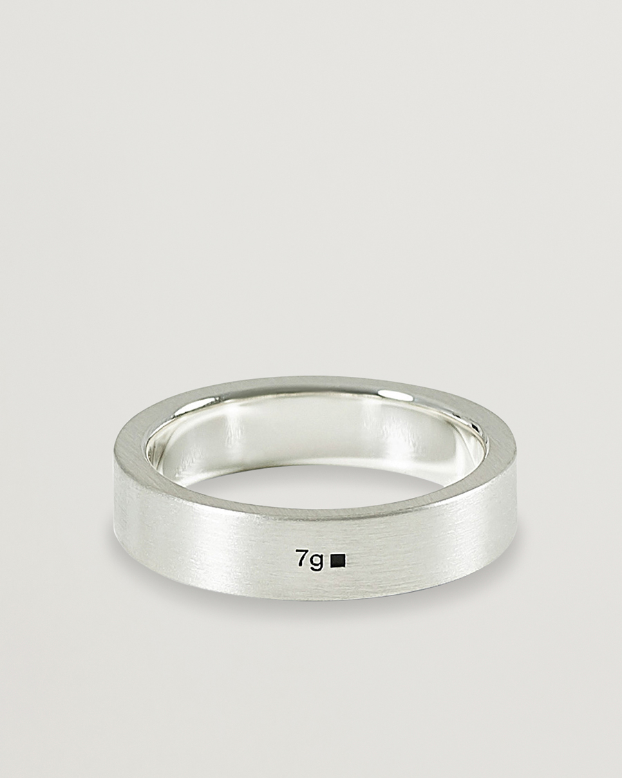 Herre | Smykker | LE GRAMME | Ribbon Brushed Ring Sterling Silver 7g