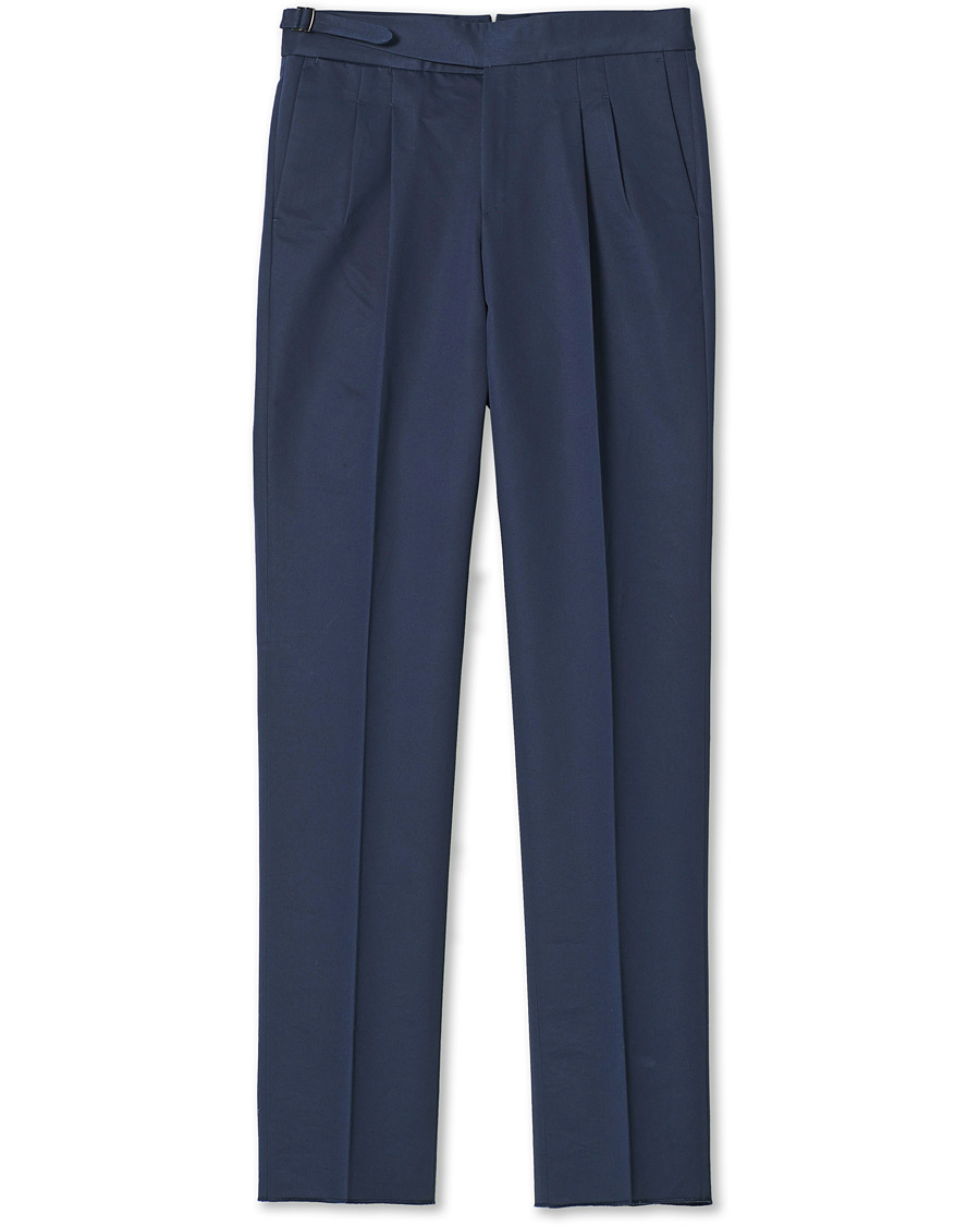 Herre | Bukser | PT01 | Gentleman Fit Gurkha Trousers Navy