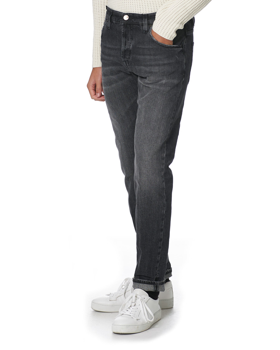 Herre | Jeans | PT01 | Slim Fit Japanese Selvedge Denim Black Wash