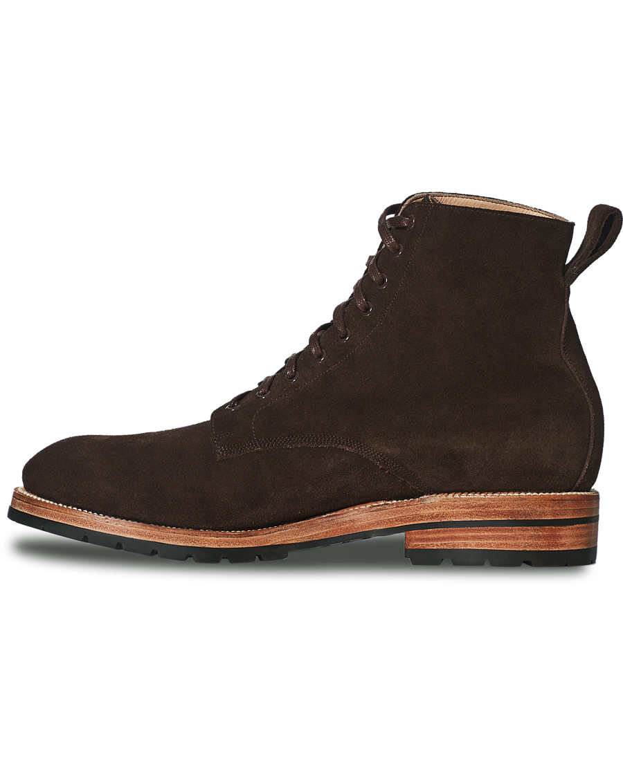 Herre | Yuketen Lace Up Boots Dark Brown Suede | Yuketen | Lace Up Boots Dark Brown Suede