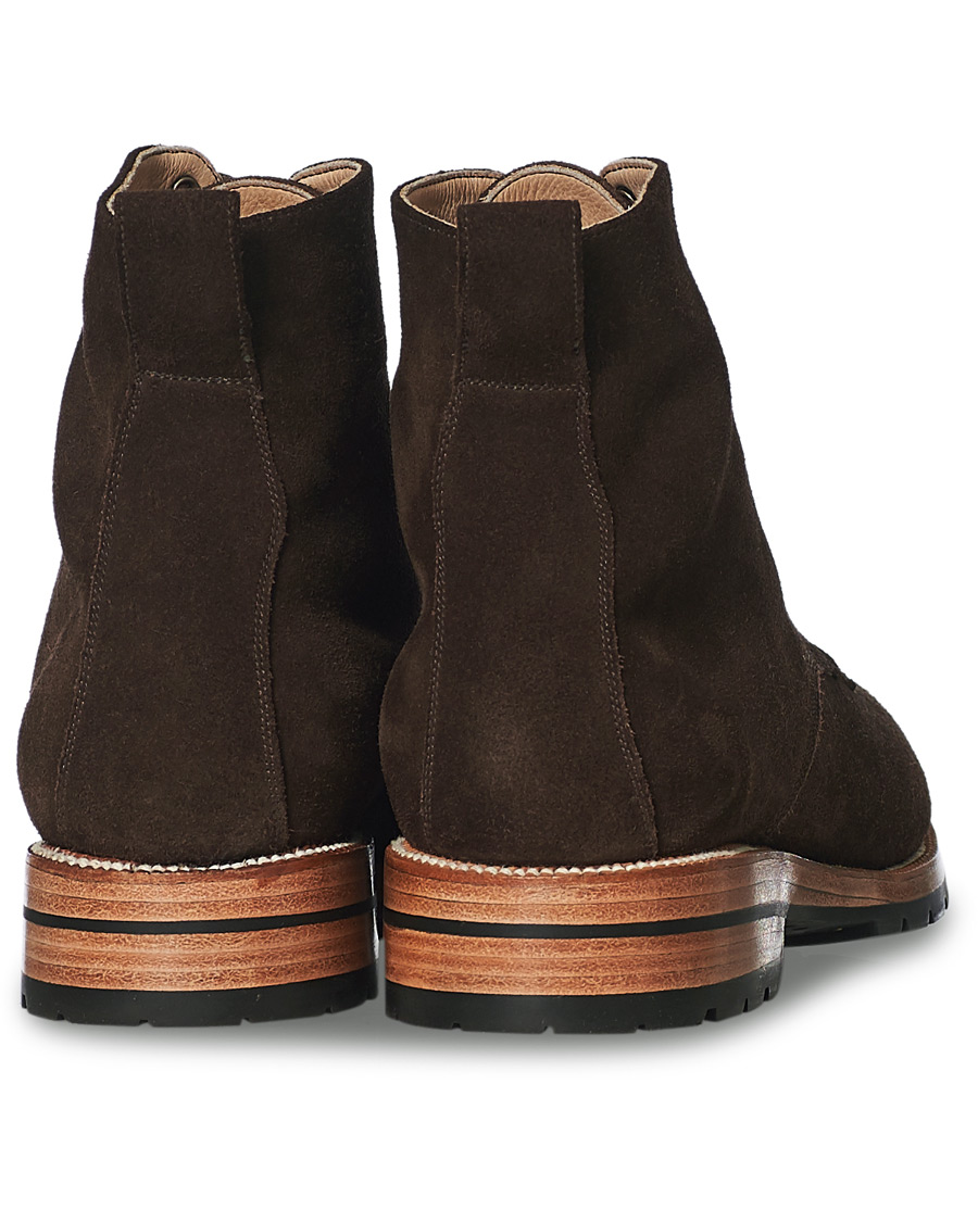 Herre | Yuketen Lace Up Boots Dark Brown Suede | Yuketen | Lace Up Boots Dark Brown Suede
