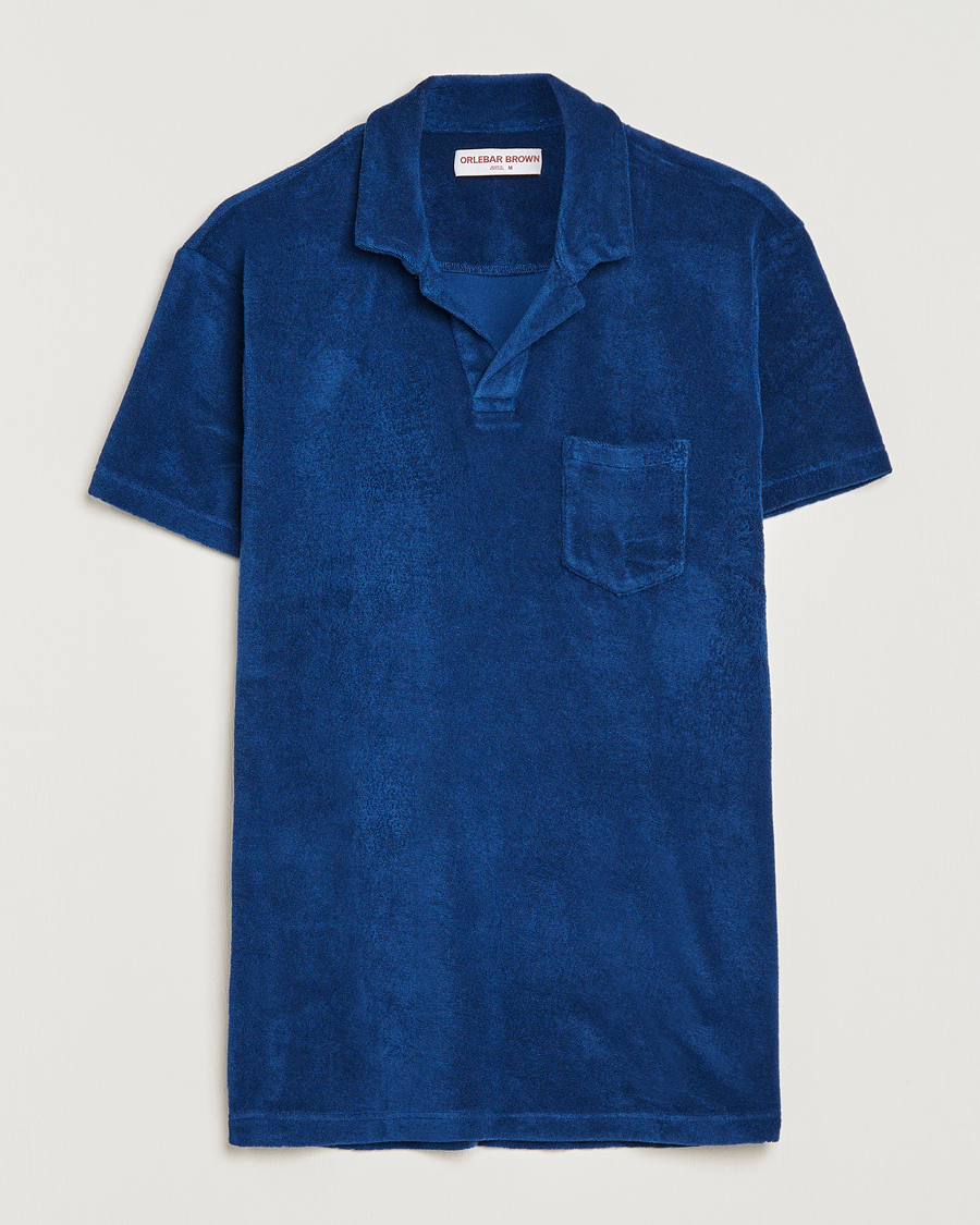 Herre | Pikéer | Orlebar Brown | Terry Polo Blue Wash