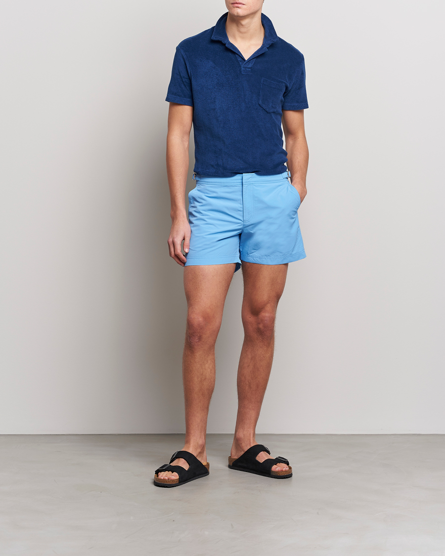 Herre | Pikéer | Orlebar Brown | Terry Polo Blue Wash