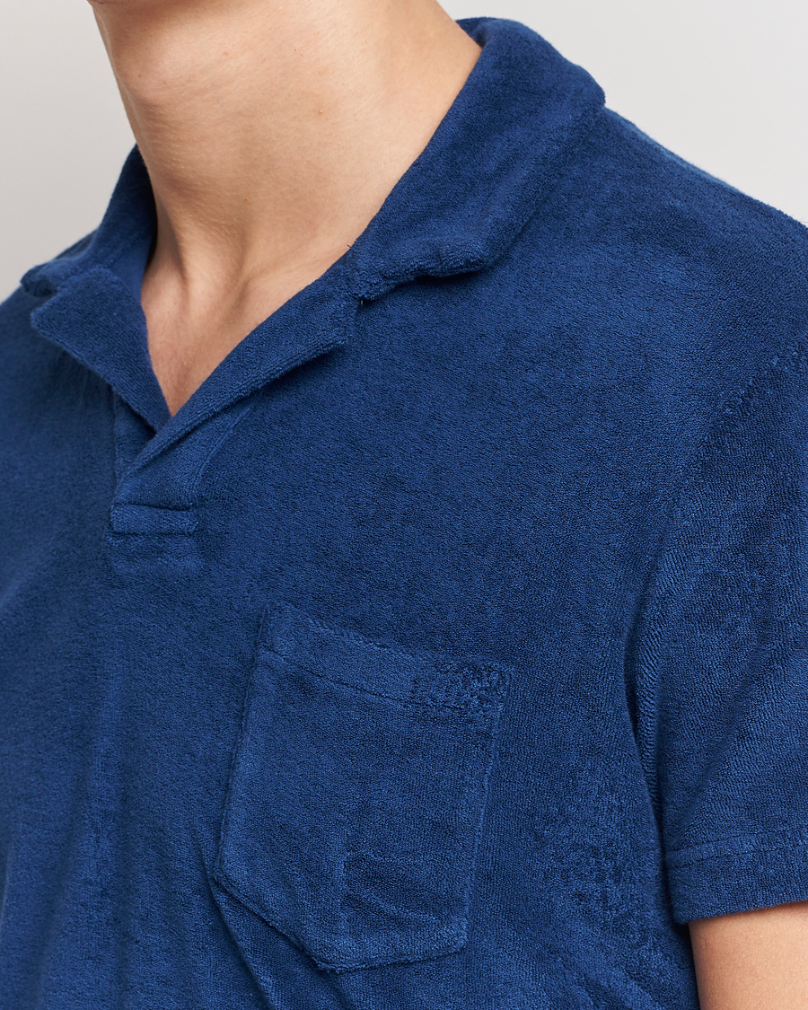 Herre | Pikéer | Orlebar Brown | Terry Polo Blue Wash