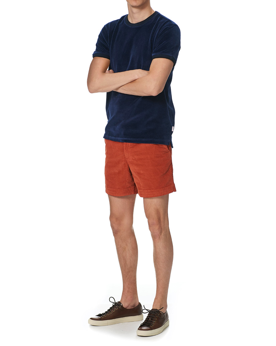 Herre | Shorts | Orlebar Brown | Bulldog Corduroy Drawstring Shorts Vintage Rose