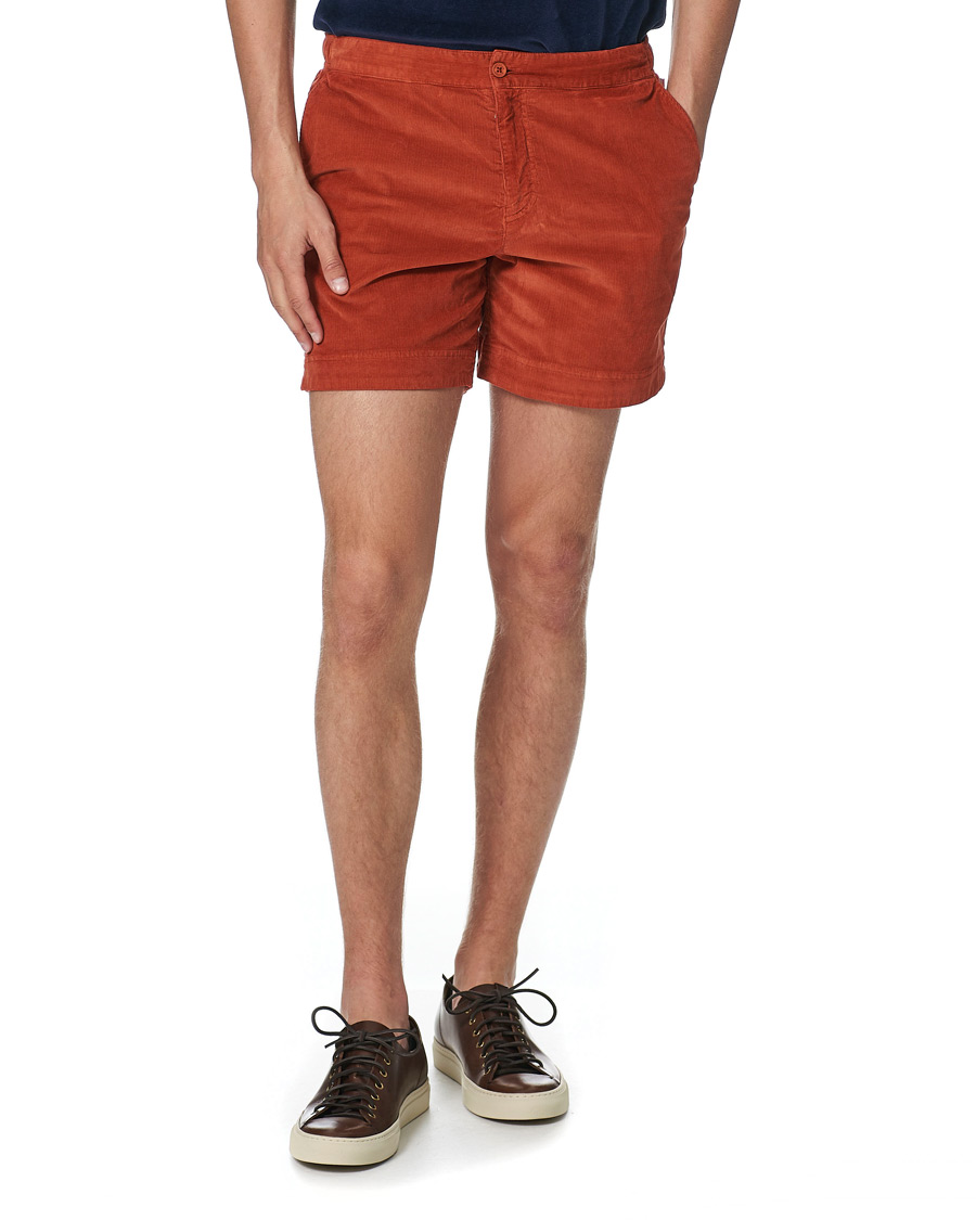 Herre | Shorts | Orlebar Brown | Bulldog Corduroy Drawstring Shorts Vintage Rose
