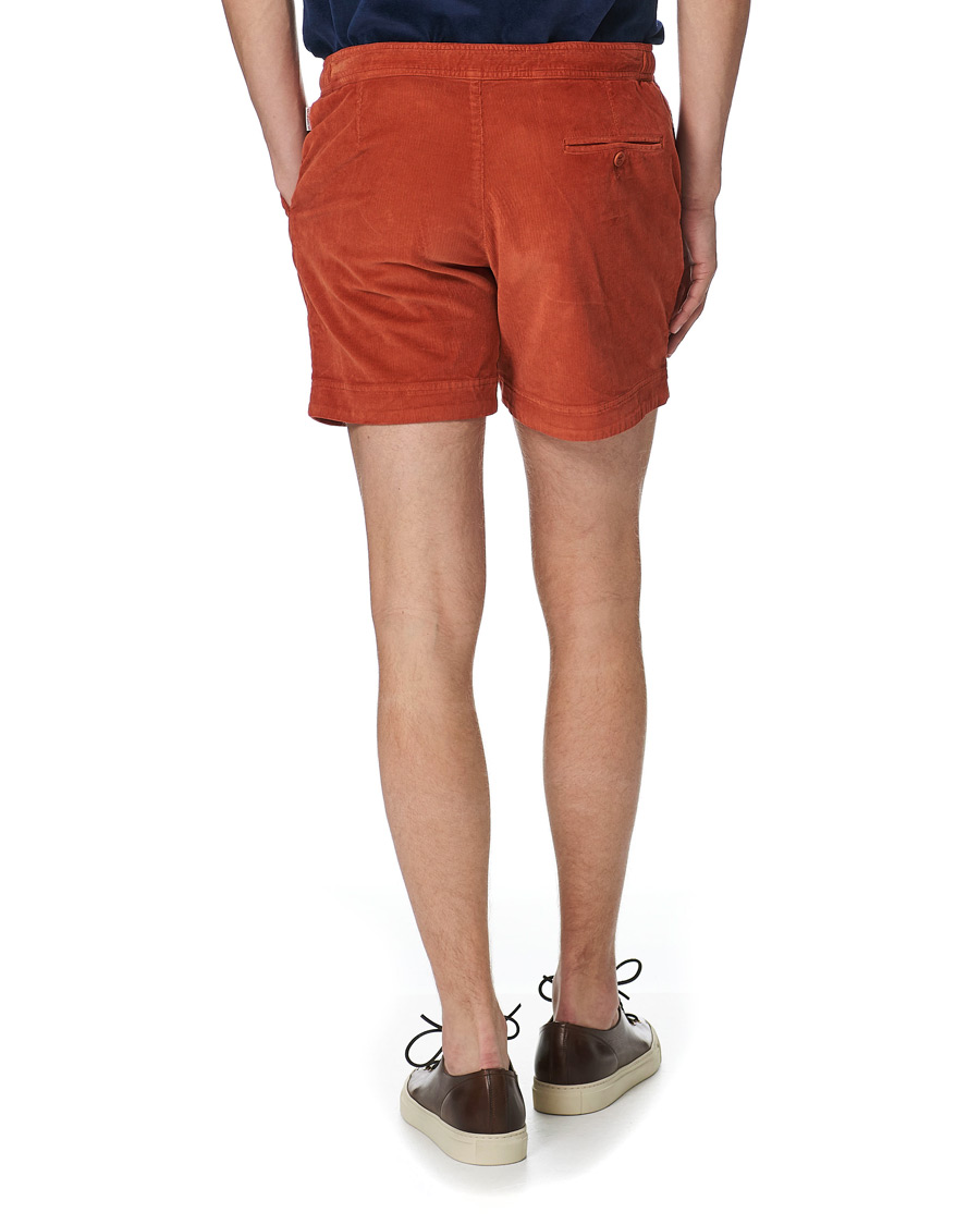 Herre | Shorts | Orlebar Brown | Bulldog Corduroy Drawstring Shorts Vintage Rose
