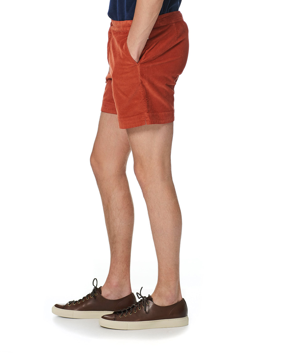 Herre | Shorts | Orlebar Brown | Bulldog Corduroy Drawstring Shorts Vintage Rose