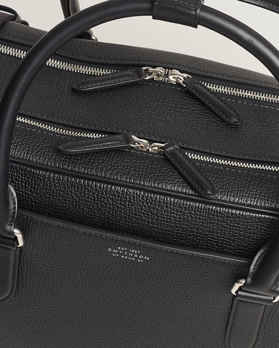 Herre | Vesker | Smythson | Ludlow 48 Hours Travel Bag Black