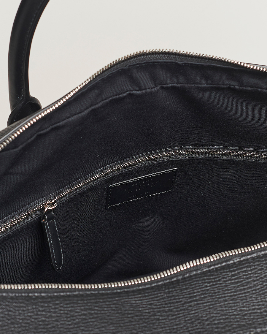 Herre | Vesker | Smythson | Ludlow 48 Hours Travel Bag Black
