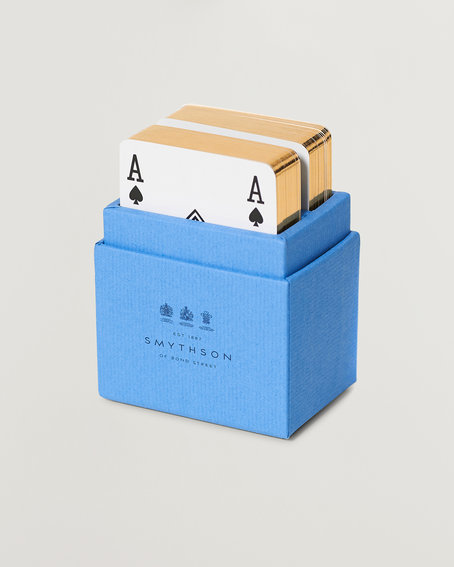 Herre | Til hjemmet | Smythson | SmythsonPlaying CardNile Blue