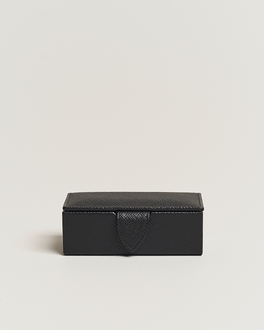 Herre | Livsstil | Smythson | Panama Mini Cufflink Box Black