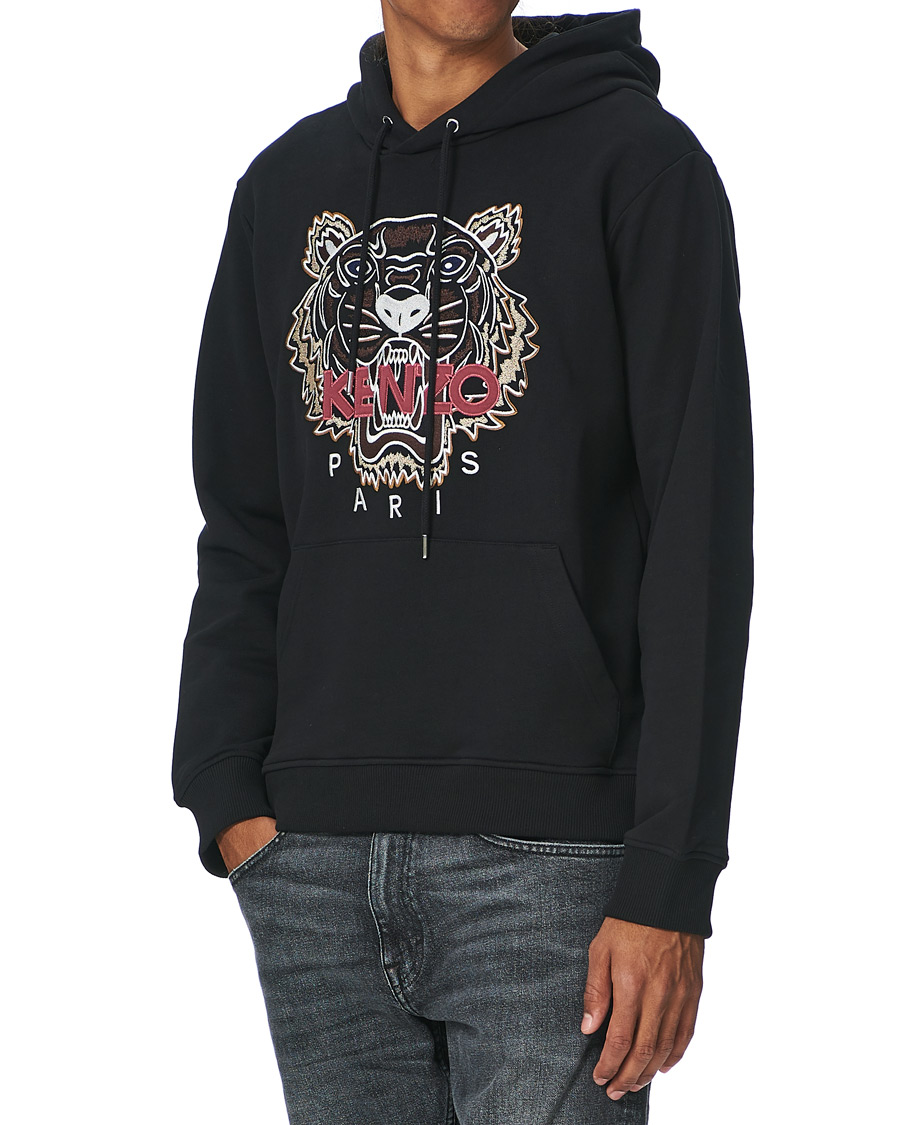 Herre | Gensere | KENZO | Icon Tiger Hoodie Black