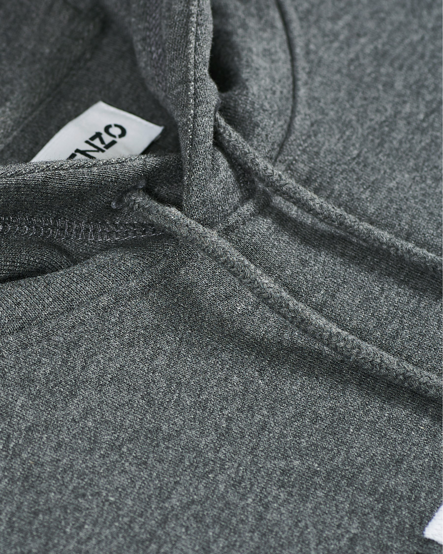 Herre | Gensere | KENZO | Logo Multicolor Oversize Hoodie Grey Heather