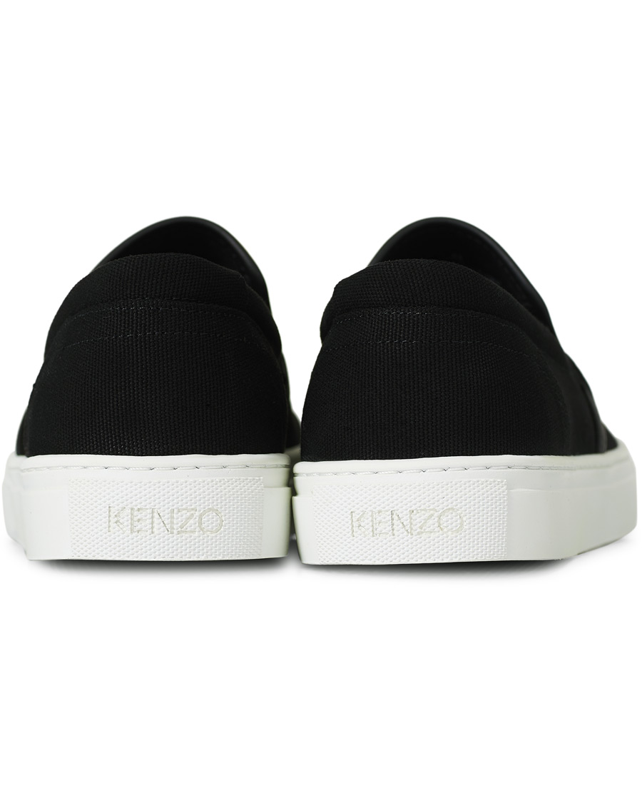 Herre | KENZO Tiger Slip On Sneaker Black | KENZO | Tiger Slip On Sneaker Black