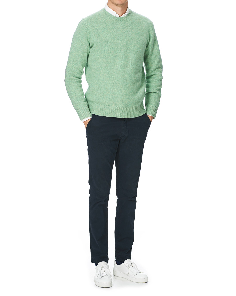 Herre | Gensere | Polo Ralph Lauren | Wool/Cashmere Knitted Crew Neck Sweater Seafoam Green