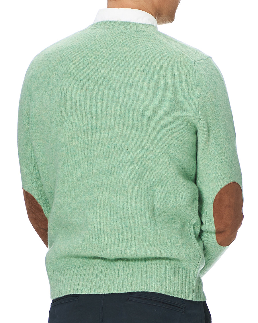 Herre | Gensere | Polo Ralph Lauren | Wool/Cashmere Knitted Crew Neck Sweater Seafoam Green