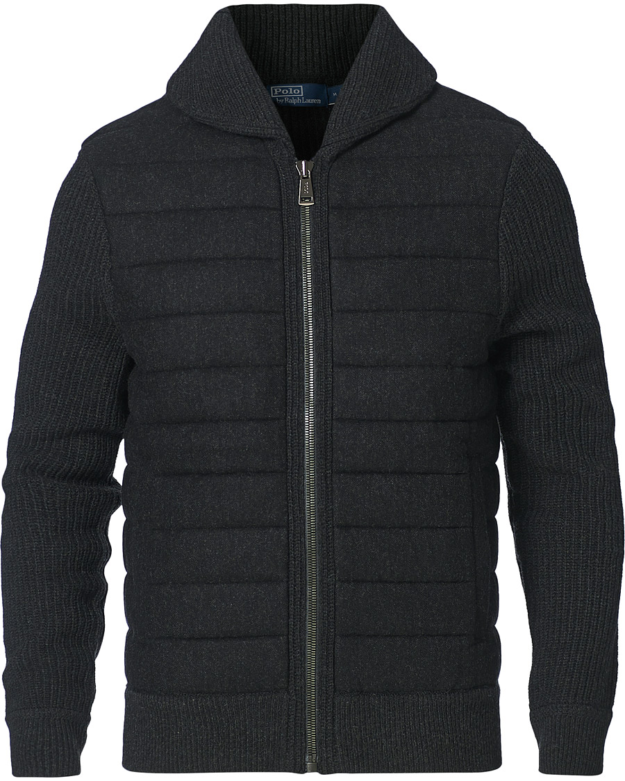 Herre | Gensere | Polo Ralph Lauren | Knitted Shawl Collar Cardigan Black