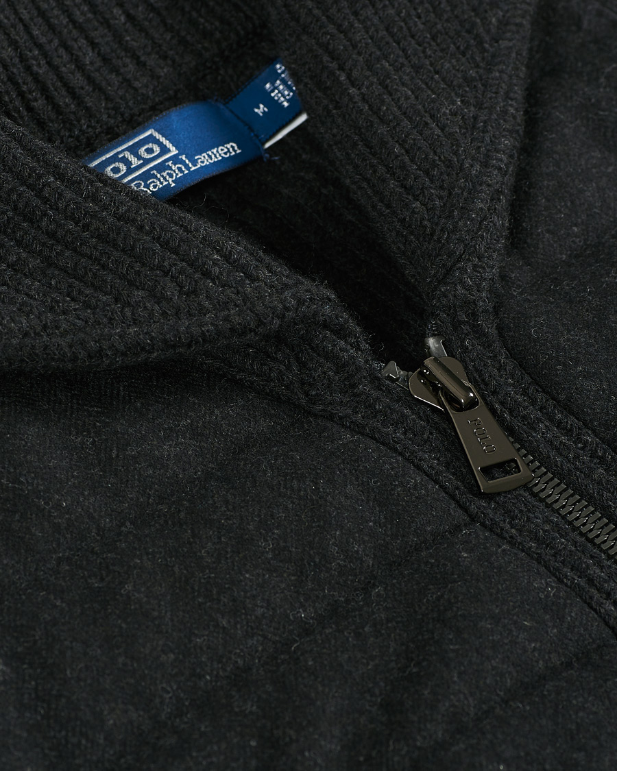 Herre | Gensere | Polo Ralph Lauren | Knitted Shawl Collar Cardigan Black