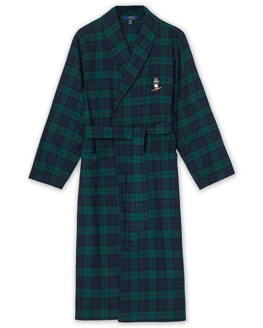 Herre | Pyjamaser og badekåper | Polo Ralph Lauren | Shawl Bear Robe Blackwatch Plaid