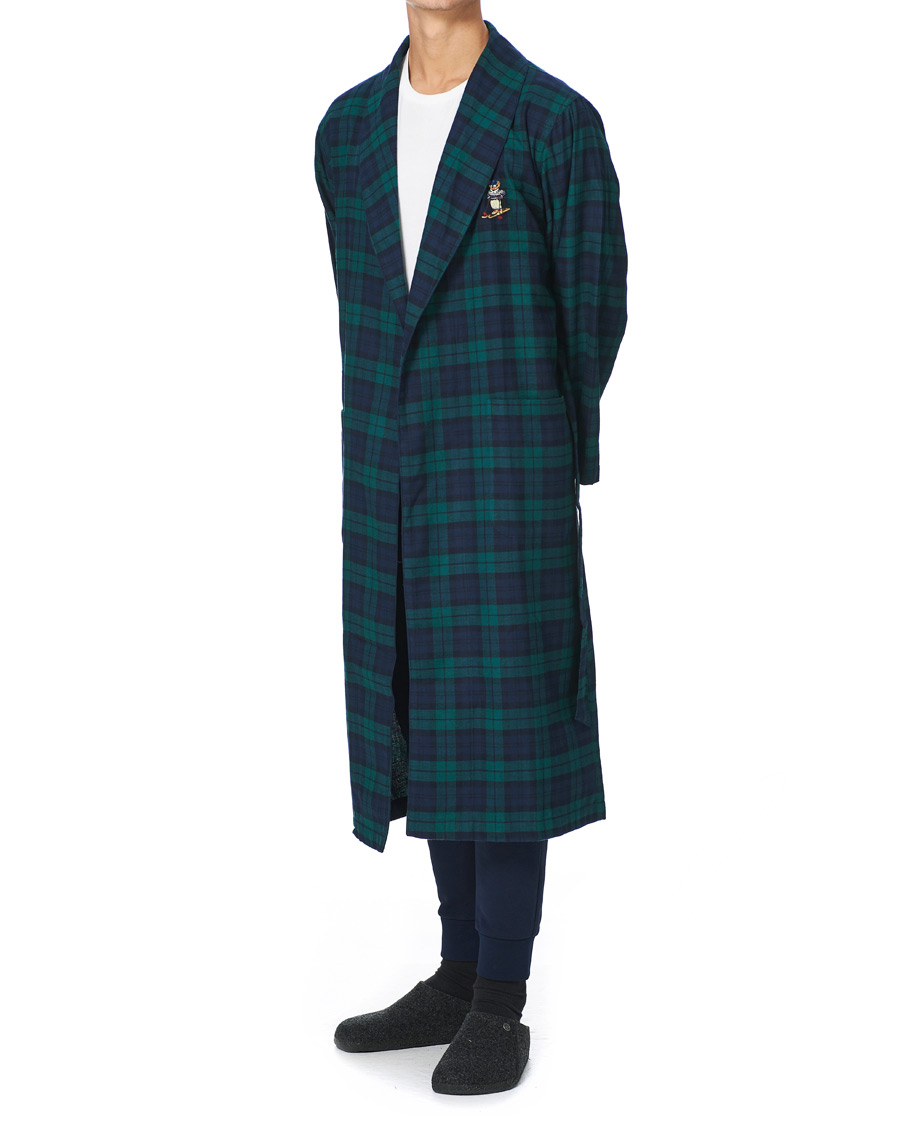 Herre | Pyjamaser og badekåper | Polo Ralph Lauren | Shawl Bear Robe Blackwatch Plaid