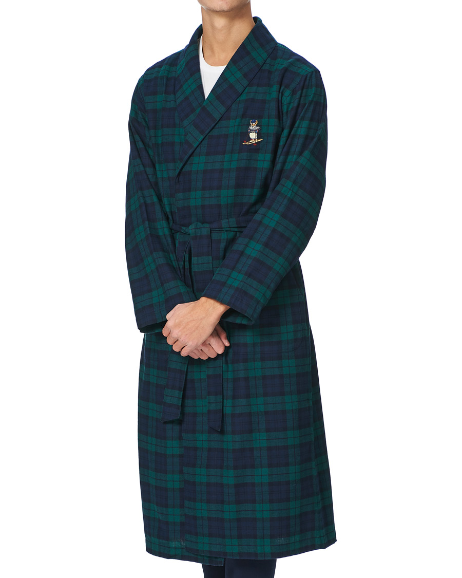 Herre | Pyjamaser og badekåper | Polo Ralph Lauren | Shawl Bear Robe Blackwatch Plaid