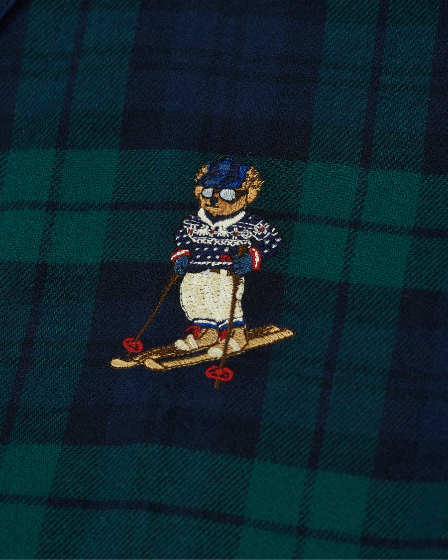 Herre | Pyjamaser og badekåper | Polo Ralph Lauren | Shawl Bear Robe Blackwatch Plaid
