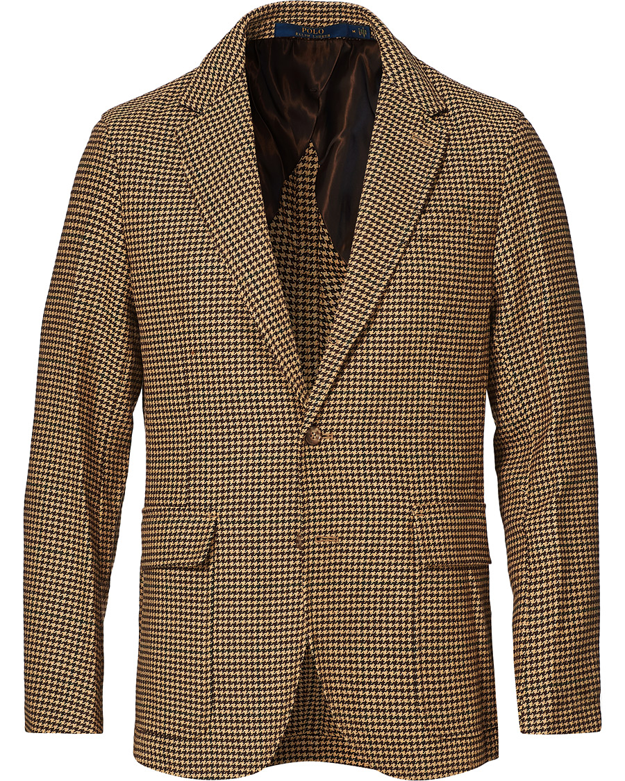 Herre | Dressjakker | Polo Ralph Lauren | Harvard Guncheck Wool Blazer Khaki